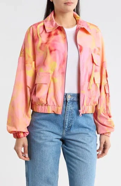 Desigual Hillary Collina Woven Jacket In Multi