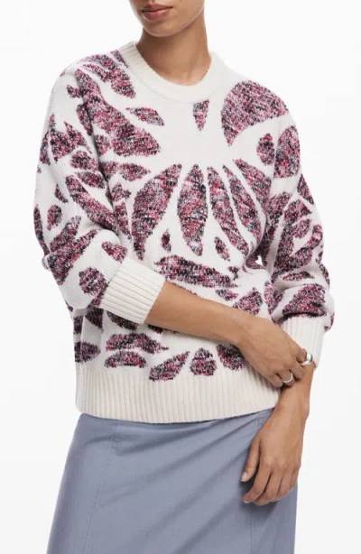 DESIGUAL DESIGUAL KAMLOOPS FLORAL CREWNECK SWEATER