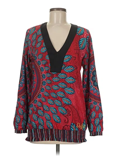 Pre-owned Desigual Kimono In Red
