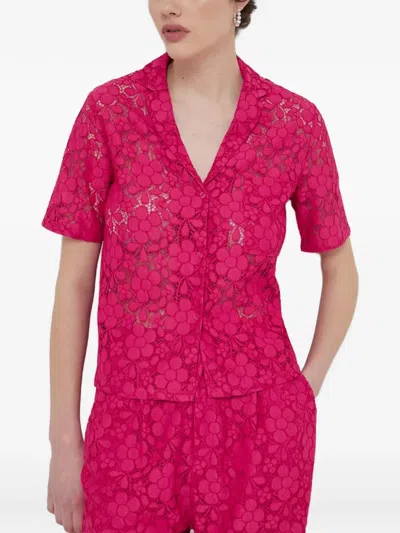 Desigual Lace Shirt In Multi