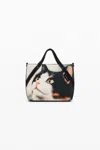Desigual Large Cat Shopper Bag In Black