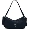 Desigual Large Nylon Duffle Bag In Blue