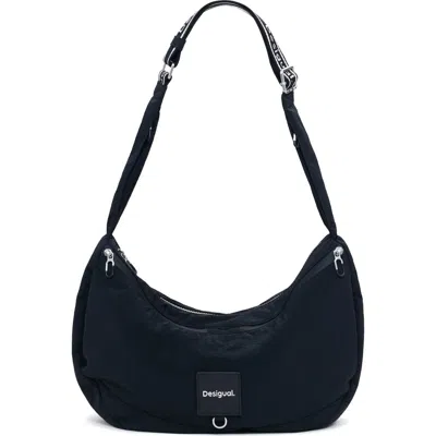 Desigual Large Travel Crossbody Bag In Blue