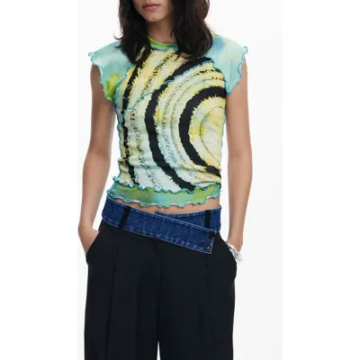 DESIGUAL DESIGUAL LETTUCE EDGE T-SHIRT