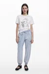 Desigual Light Jogger Jeans In Blue
