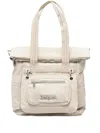 Desigual Logo-lettering Backpack In Neutral