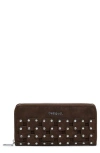 Desigual Long Studded Wallet In Brown