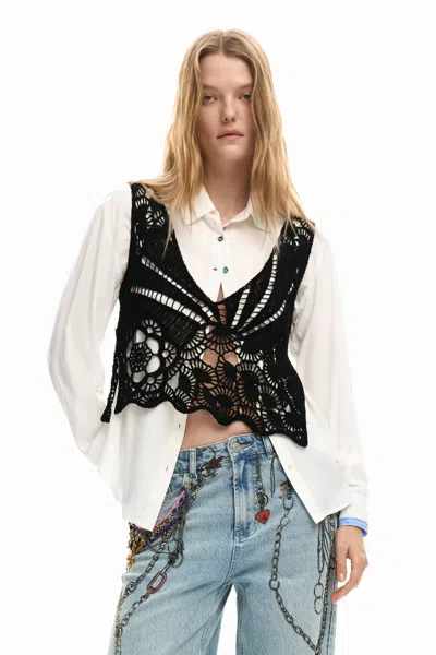 Desigual Long-sleeve 2-in-1 Shirt In Multi