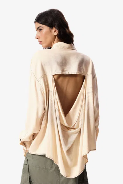 Desigual Long-sleeved Shirt Masha Popova In Neutral