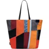 Desigual Lovelace Tote In Orange