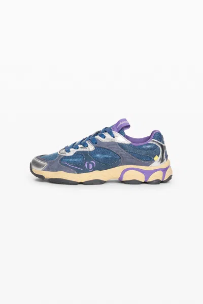 Desigual Low-top Sneakers In Blue