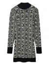 Desigual M. Christian Lacroix Floral-print Mini Dress In Black