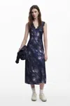 Desigual Women's Collina Strada Satin Floral Dress In Material Finishes
