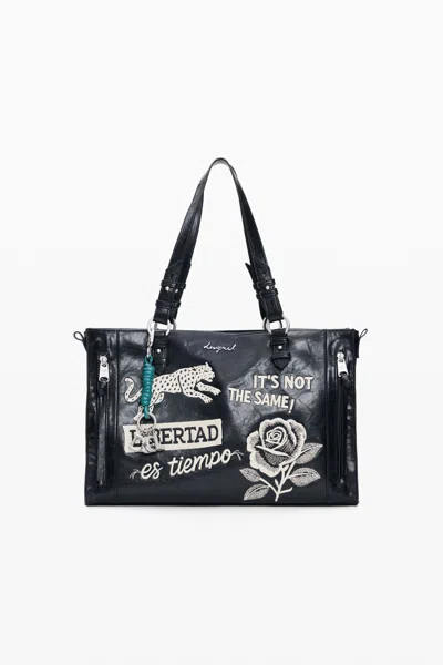 Desigual Medium Bag In Black