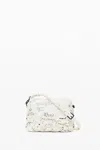 Desigual Medium Bag Lettering In White