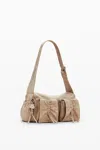 Desigual Medium Bag With Bow Pockets In White