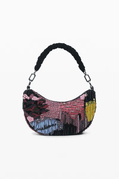 Desigual Medium Beaded Shopper Bag