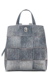 Desigual Medium Braided Denim-effect Backpack