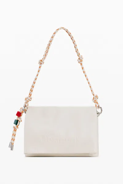 Desigual Medium Charms Bag In White