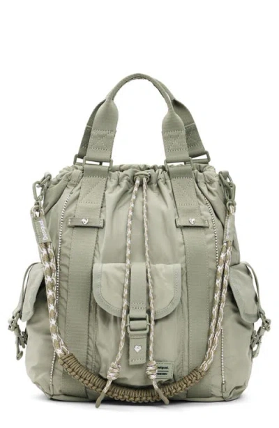 Desigual Medium Convertible Backpack In Green