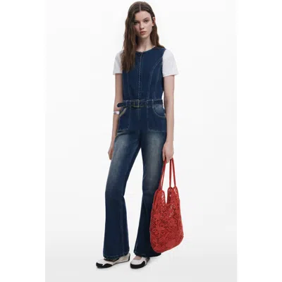 Desigual Medium Crochet & Soutache Shoulder Bag