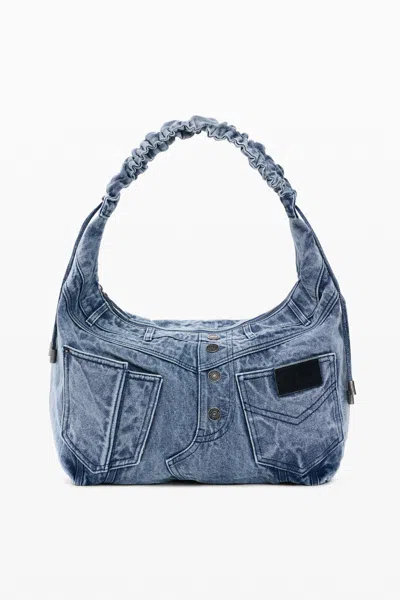 Desigual Medium Denim Bag In Blue
