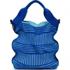 Desigual Medium Knit Bag In Blue