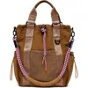 Desigual Medium Nylon Backpack In Brown