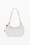 Desigual Medium Oval Bag With Charms In White