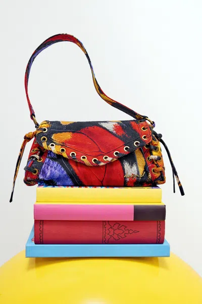 Desigual Medium Printed Bag In Multi