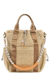 Desigual Medium Voyager Raffia Backpack In Brown