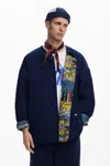 Desigual Men's Reversible Jacket In Multi