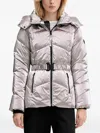 Desigual Women's Metallic Padded Jacket In Gray