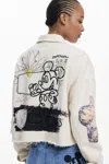 Desigual Mickey™ Button Sweatshirt In Multi
