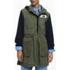 Desigual Mickey™ Combined Parka In Green