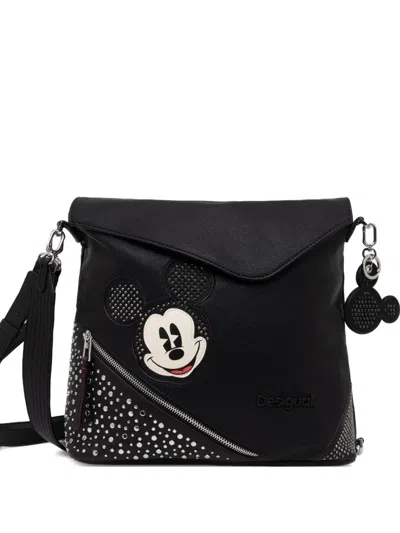 Desigual Mickey Mouse Studded Backpack In Black