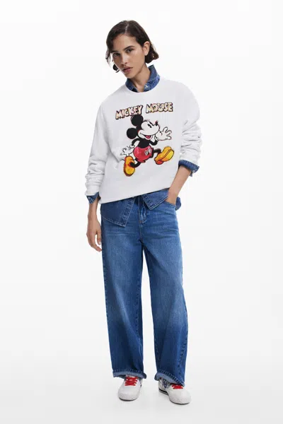 Desigual Mickey Mouse™ Sweatshirt In White