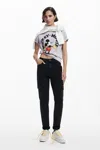Desigual Mickey Mouse™ T-shirt In Black