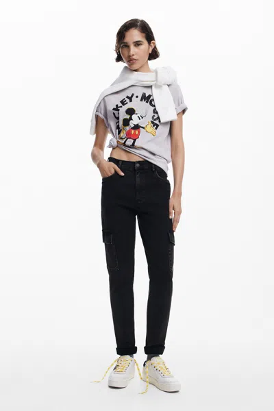 Desigual Mickey Mouse™ T-shirt In Black