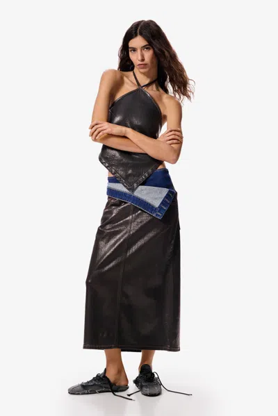 Desigual Midi Skirt Masha Popova In Blue