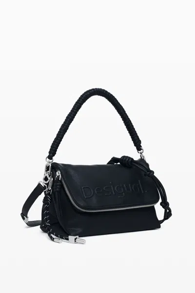 Desigual Mini Crossbody Bag In Black