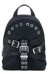 Desigual Mini Nylon Backpack In Black