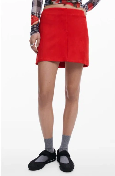 Desigual Miniskirt In Red