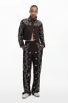 Desigual Mirror Long Pants In Brown