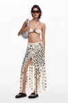 Desigual Mirror Sarong In White