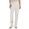 Desigual Mixed Print Jeans In White