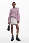 Desigual Multicolored Sweater In Material Finishes