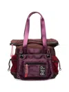 Desigual Multi-pocket Backpack In Purple