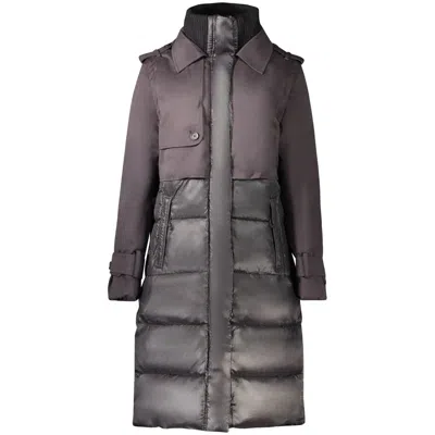 Desigual Nero Polyester Women's Jacket In Brown