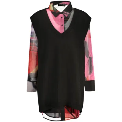 Desigual Nero Polyester Women's Shirt In Black